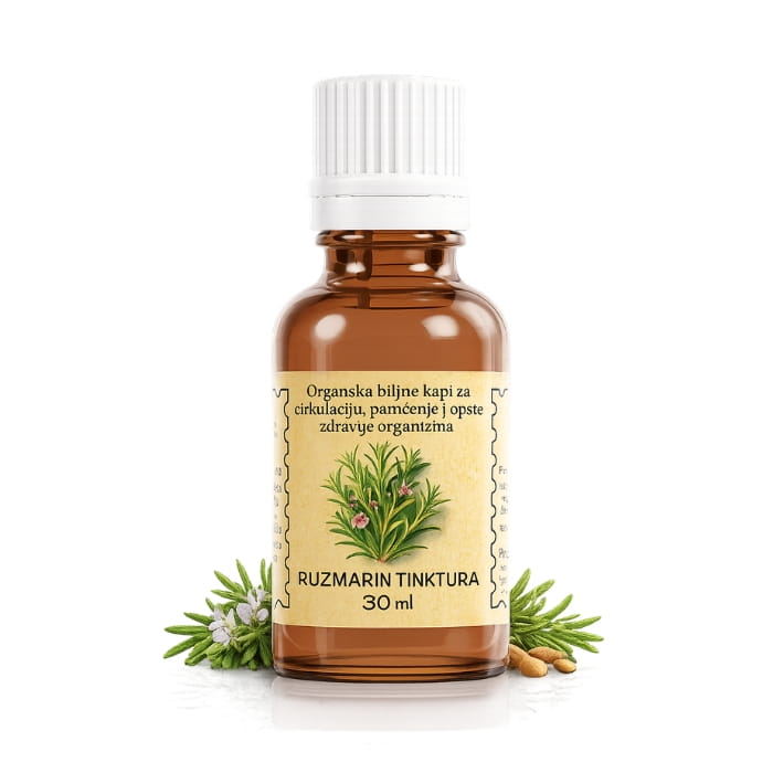 Ruzmarin Tincture – Biljne kapi za pamćenje, fokus i cirkulaciju